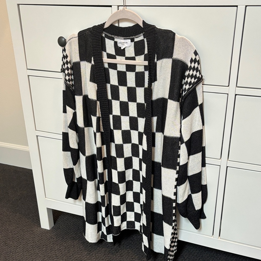 Checkered sweater